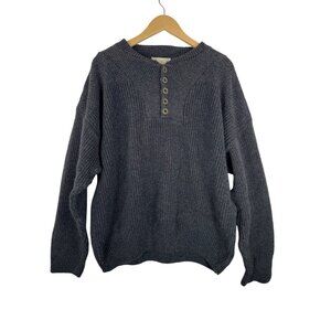Eddie Bauer Chunky Cable Knit Sweater Men’s Size XL‎ preppy classic
